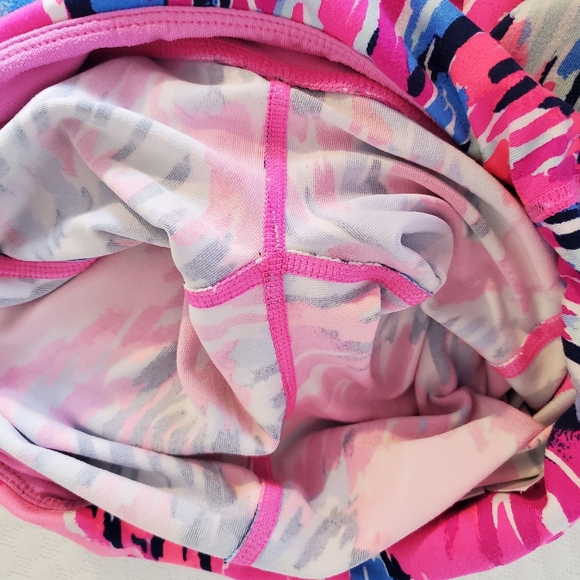 Lilly Pulitzer Caille Xsmall Legging Free Spirit Pink Criss Cross Banding‎ XS - Picture 9 of 16